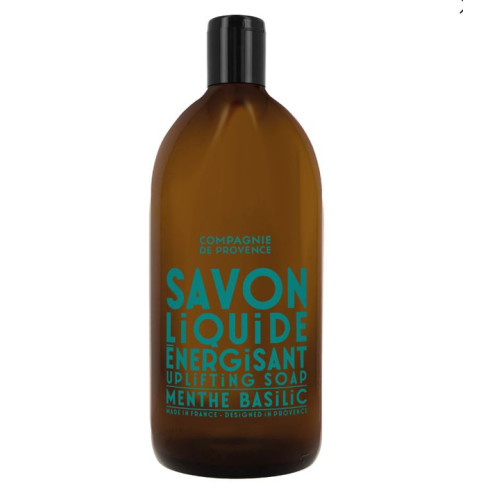 Compagnie de Provence Savon 1 Lt Energisant Menthe Basilic