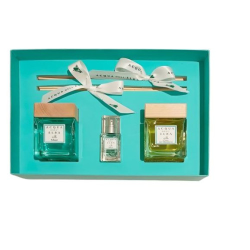 Acqua DellElba  Ambiente Cofanetto Mare + Casa Dei Mandarini + Deodorante Ambiente Mare